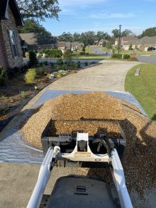 New Rock Landscaping Installation