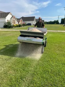elite lawn management top dressing areation 3